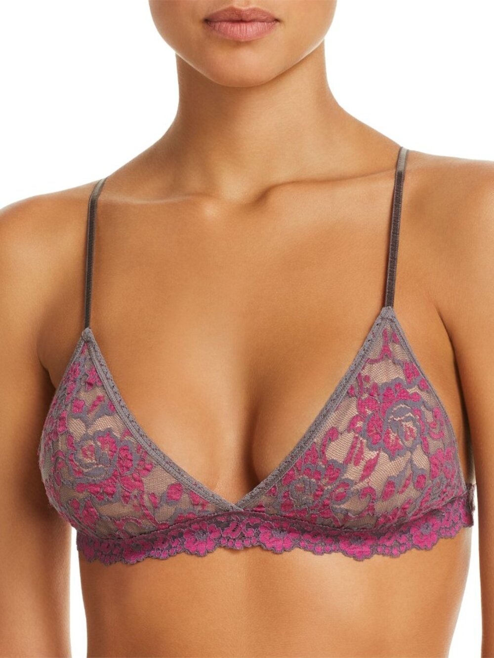 Hanky Panky Womens Cross Dye Padded Bralette